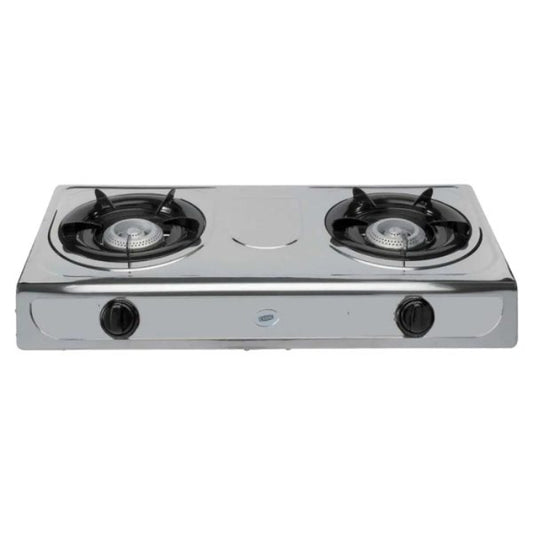 Cadac 2 Plate Stainless Steel Gas Stove