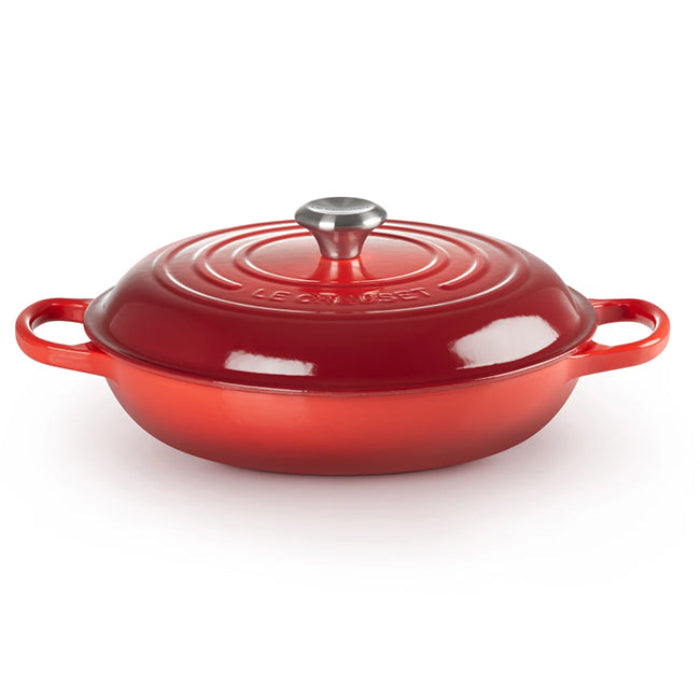 Le Creuset Signature 30cm Cast Iron Shallow Casserole, 3.5L