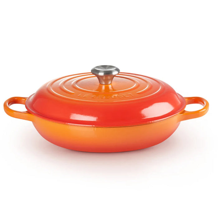 Le Creuset Signature 30cm Cast Iron Shallow Casserole, 3.5L