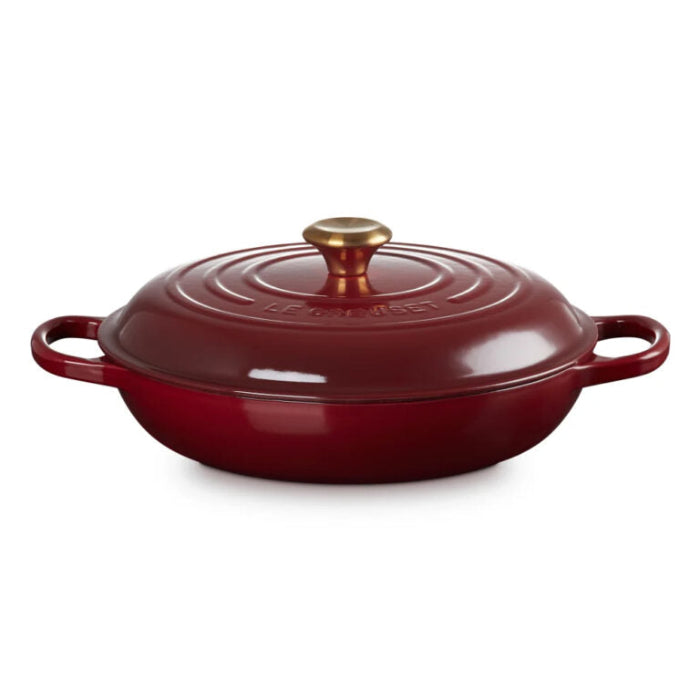 Le Creuset Signature 30cm Cast Iron Shallow Casserole, 3.5L