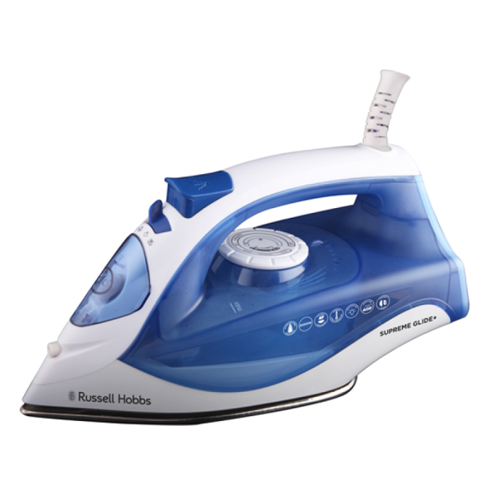 Russell Hobbs Supreme Glide+ and Steam, Spray, Dry Iron 2000W RHI2010BL