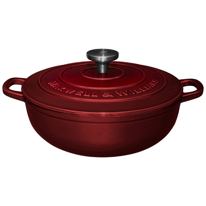 Maxwell and Williams Cast Iron Round Casserole 26cm