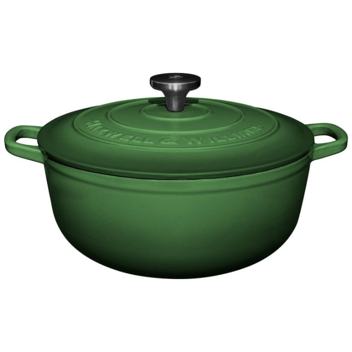 Maxwell & Williams Cast Iron Round Casserole, 28cm