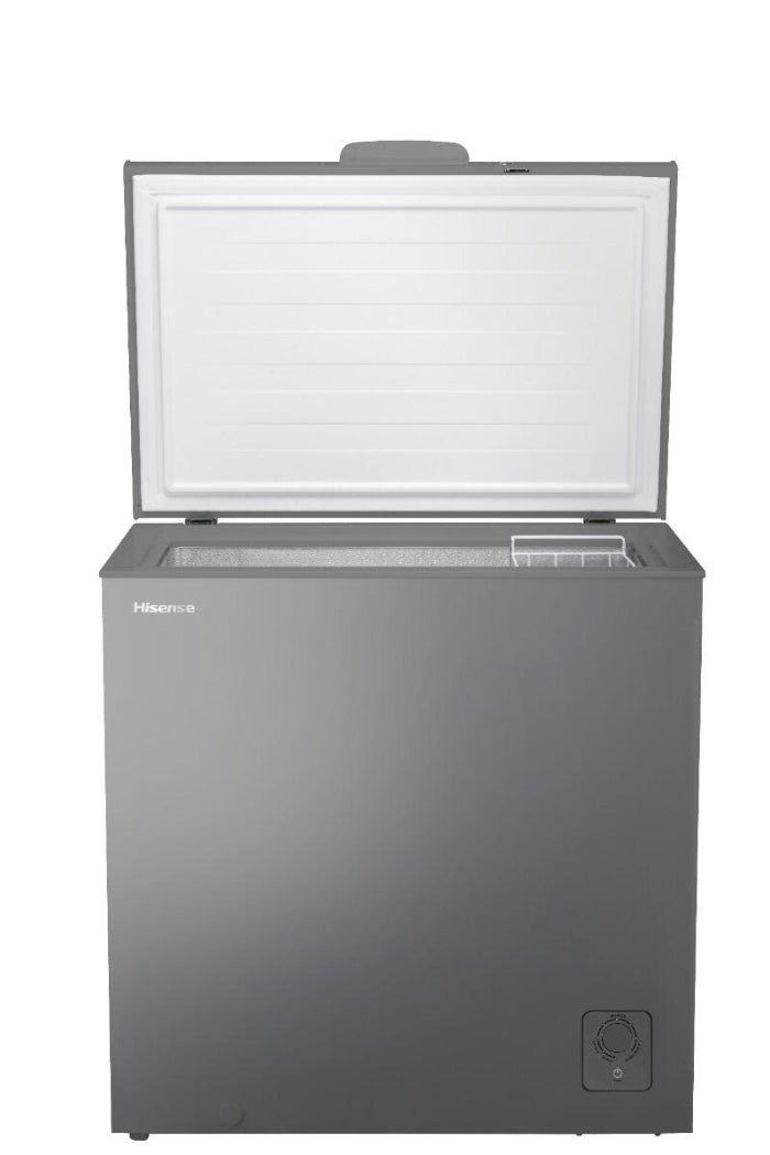 Hisense 198L Lockable Chest Freezer - Silver