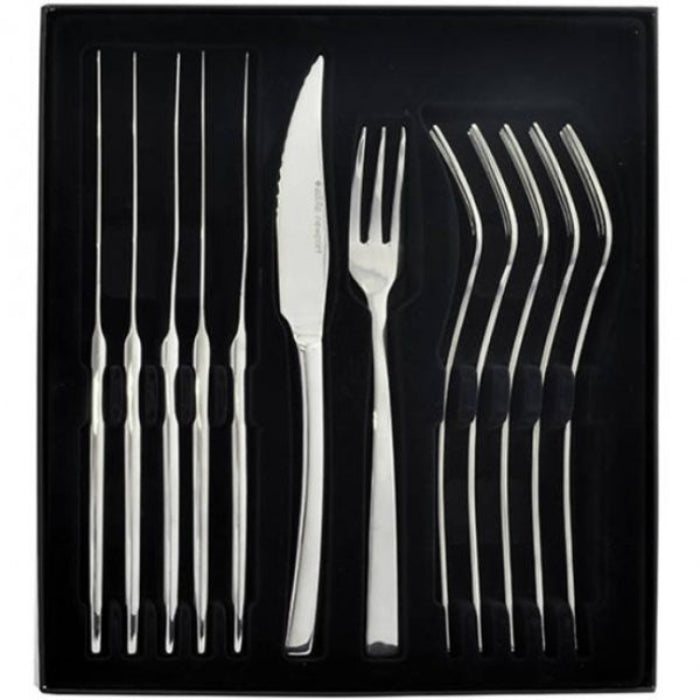 Eetrite Newport Steak Knife & Fork Set, 12pc