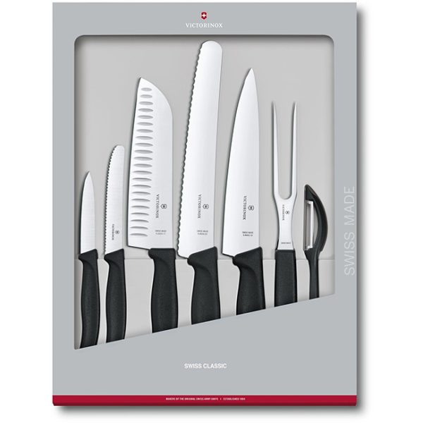 Victorinox Swiss Classic Kitchen Knife & Tool Set, 7pc