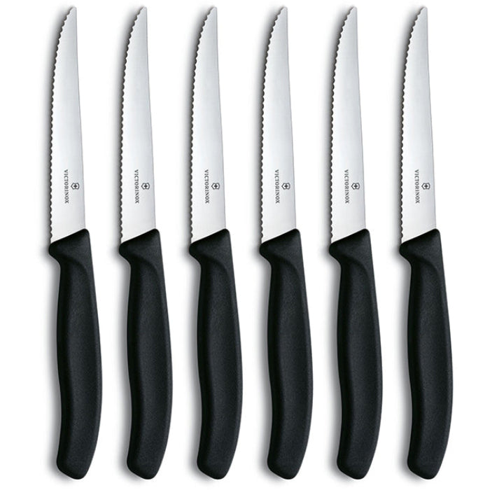 Victorinox Swiss Classic Pointed Steak Knife Set, Set Of 6