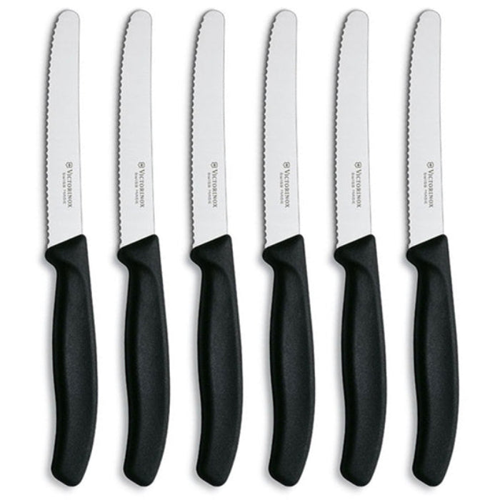 Victorinox Swiss Classic Rounded Steak Knife Set, Set Of 6
