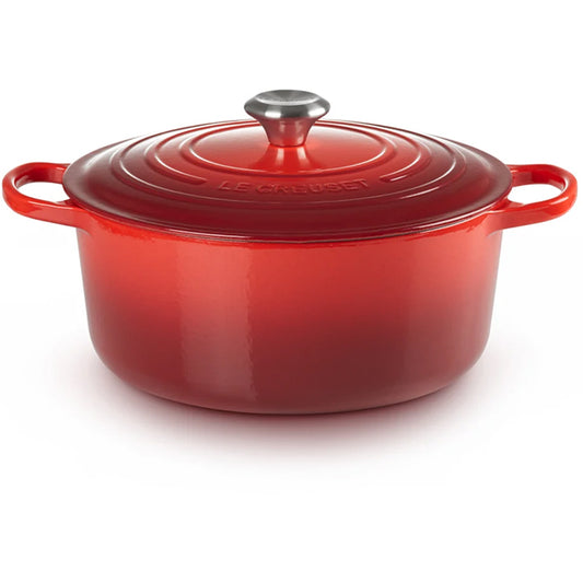 Le Creuset Signature 26cm Round Cast Iron Casserole, 5.3L