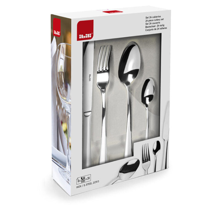 Ibili Cubiertos Cutlery Set, 24pc