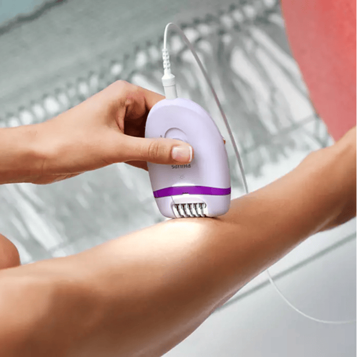 Philips Satinelle Essential Corded Compact Epilator With Opti-Light