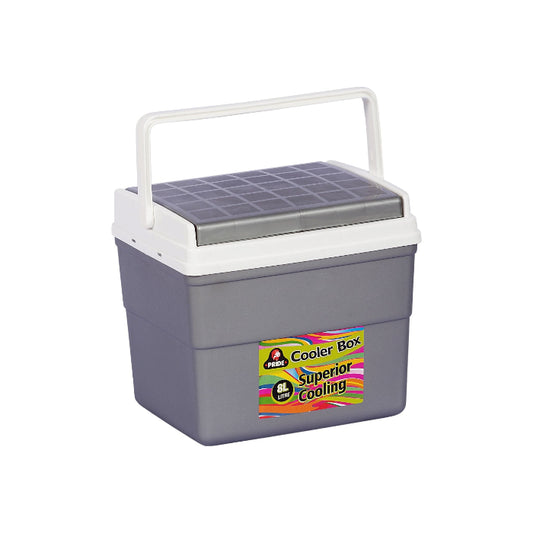 Pride - Cooler Box - Camping & Outdoors - Coolers & Refrigeration - 8L - Silver