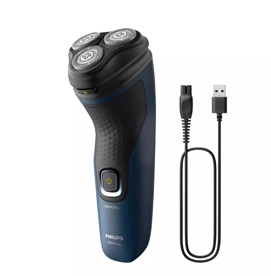 Philips Wet & Dry Electric Shaver 1000 Series - USB-A Charging