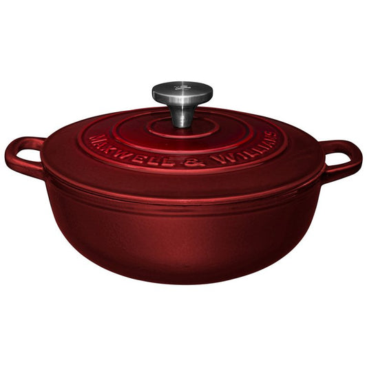 Maxwell & Williams Cast Iron Round Casserole, 24cm