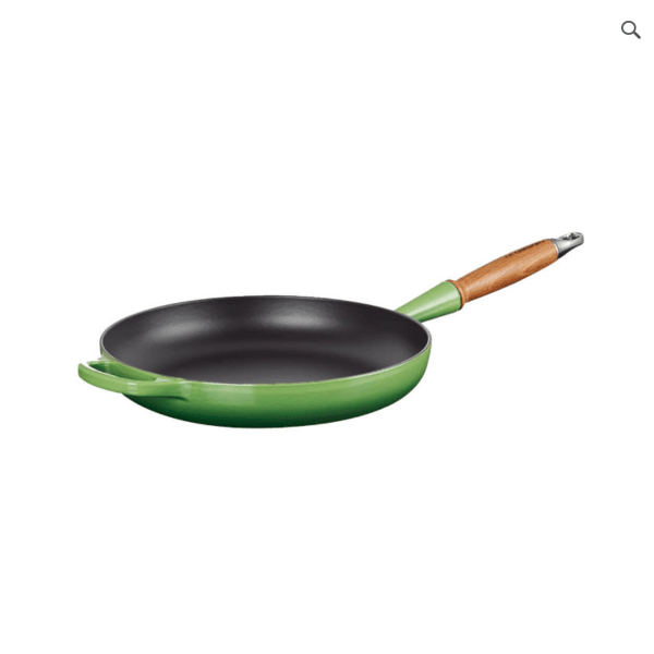 Le Creuset Signature Enamelled Cast Iron Frying Pan with Wooden Handle