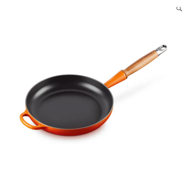 Le Creuset Signature Enamelled Cast Iron Frying Pan with Wooden Handle