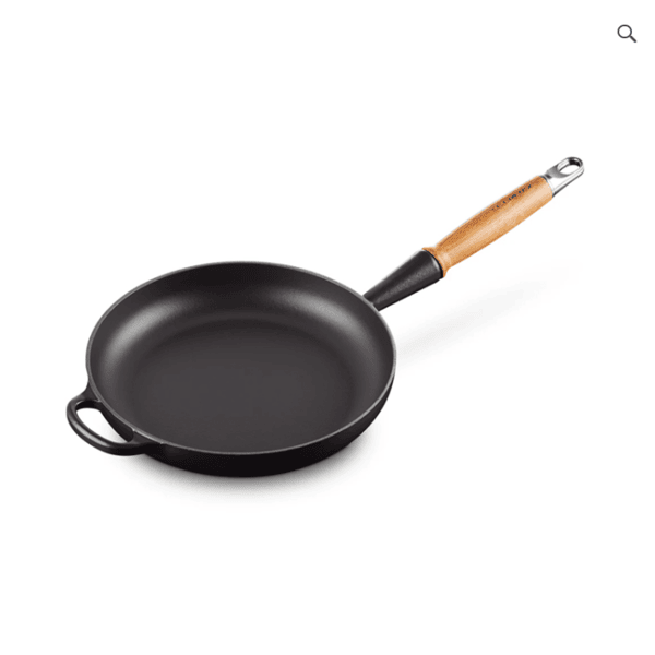 Le Creuset Signature Enamelled Cast Iron Frying Pan with Wooden Handle