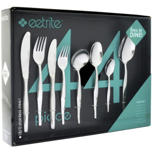 Eetrite Slimline Cutlery Set, 44pc