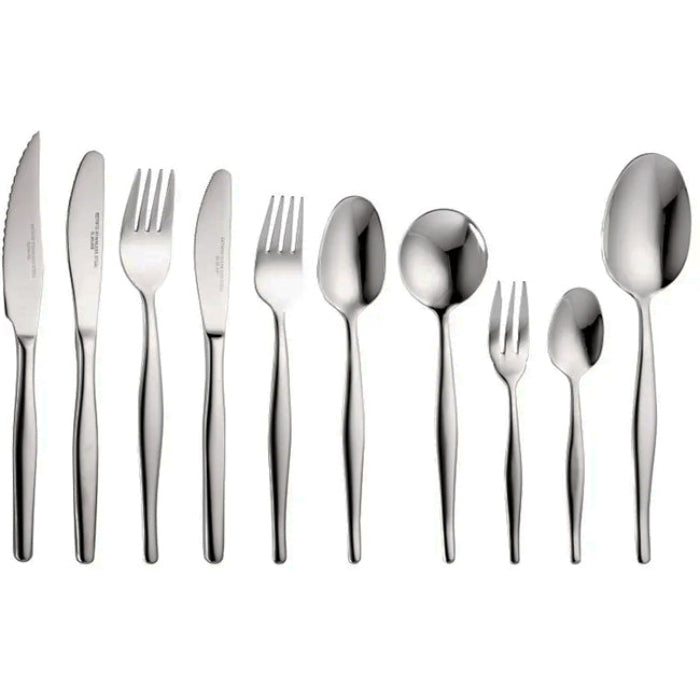 Eetrite Slimline Canteen Cutlery Set With Steak Knives & Cake Forks, 112pc