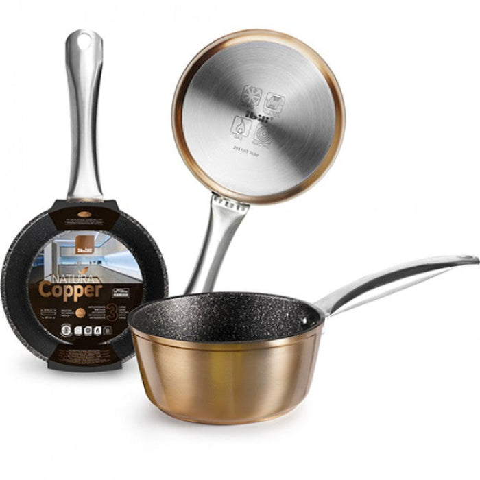 Natura Copper Non-Stick Saucepan