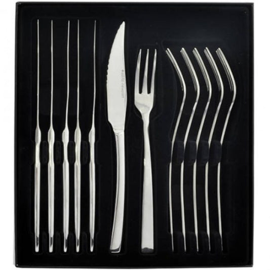 Eetrite Newport Steak Knife & Fork Set, 12pc