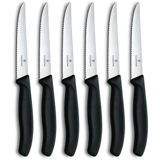 Victorinox Swiss Classic Pointed Steak Knife Set, Set Of 6
